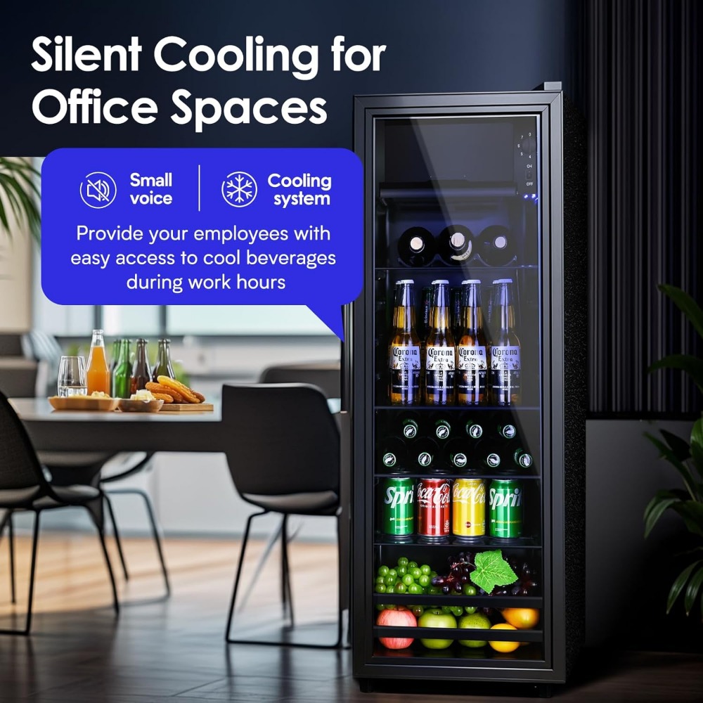 Wine Beer Cooler Fridge - Mini Frigorifero per Bevande, Frigo Refrigeratore