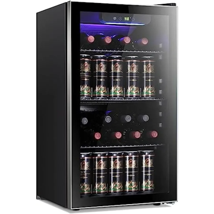 Wine Beer Cooler Fridge - Frigorifero/Cantinetta per Vino da 26 Bottiglie
