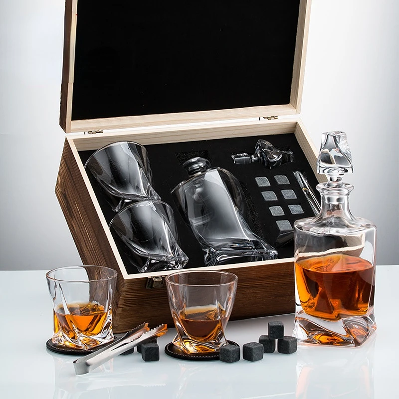 Whiskey Stone Set - Set Regalo Decanter per Whisky e