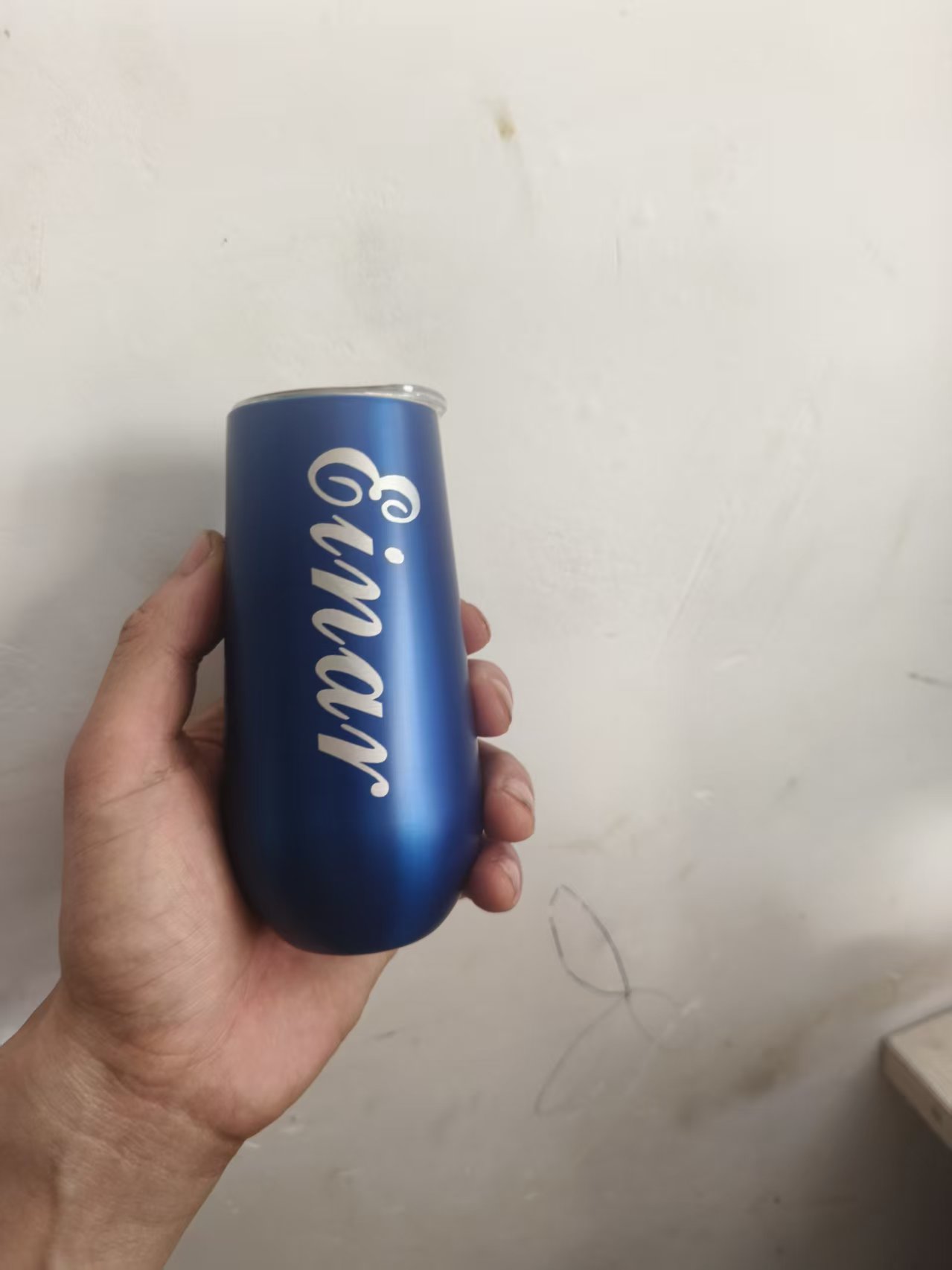 Wine In Beer Name - nome di matrimonio personalizzato Thermos in