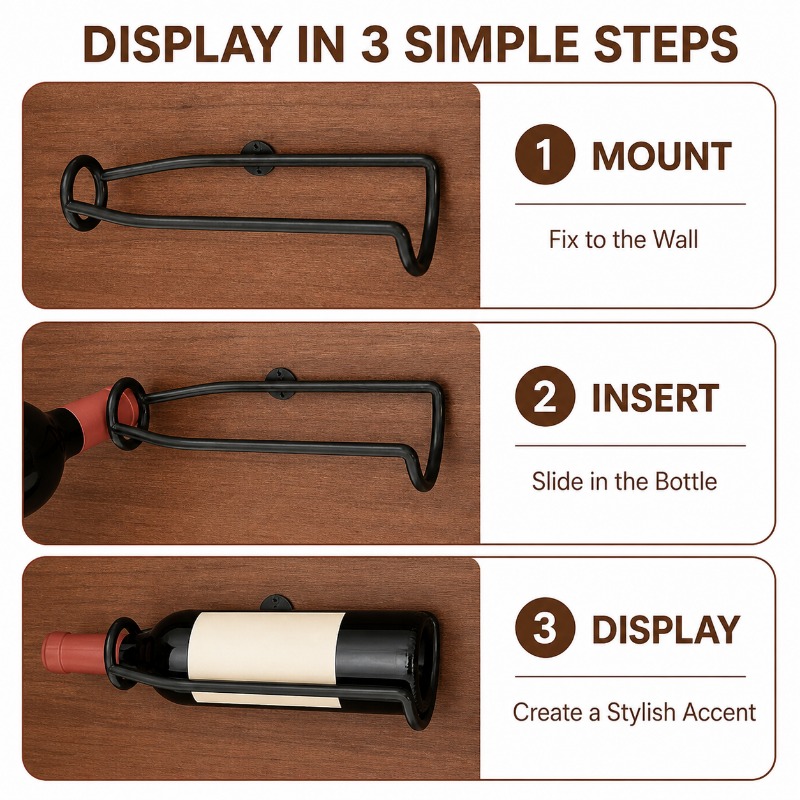 Portabottiglie da Parete in Me - Wine Beer Rack recensione e prezzo