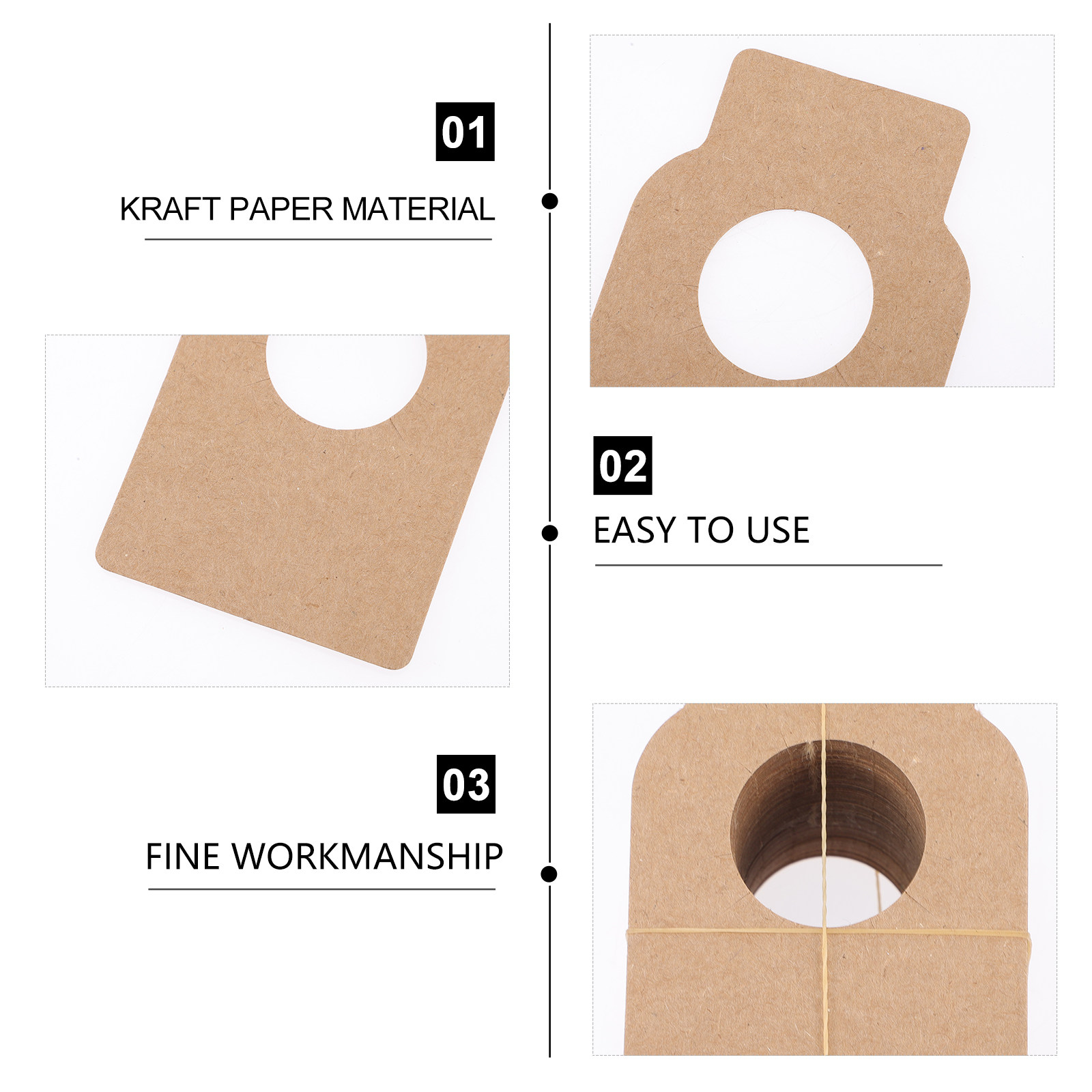 100 etichette in carta kraft p - Wine Beer Rack recensione e prezzo