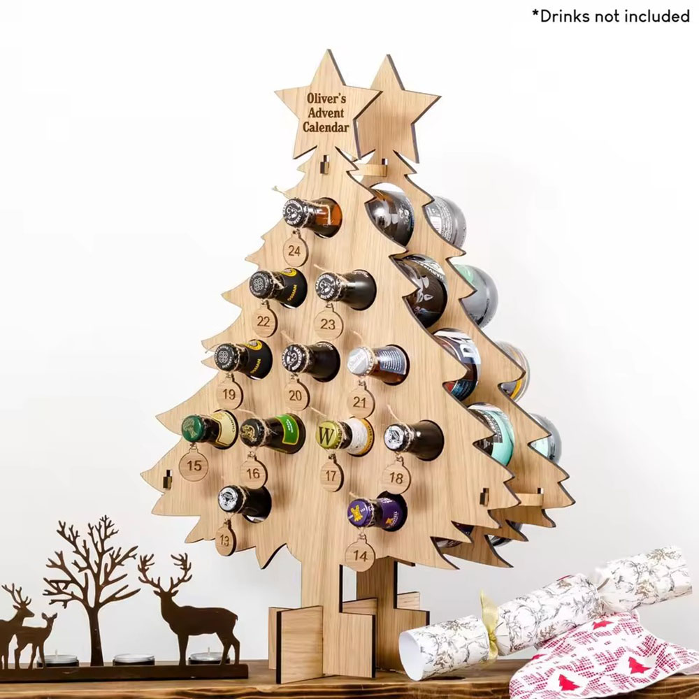 Portabottiglie in Legno a Form - Wine Beer Rack recensione e prezzo
