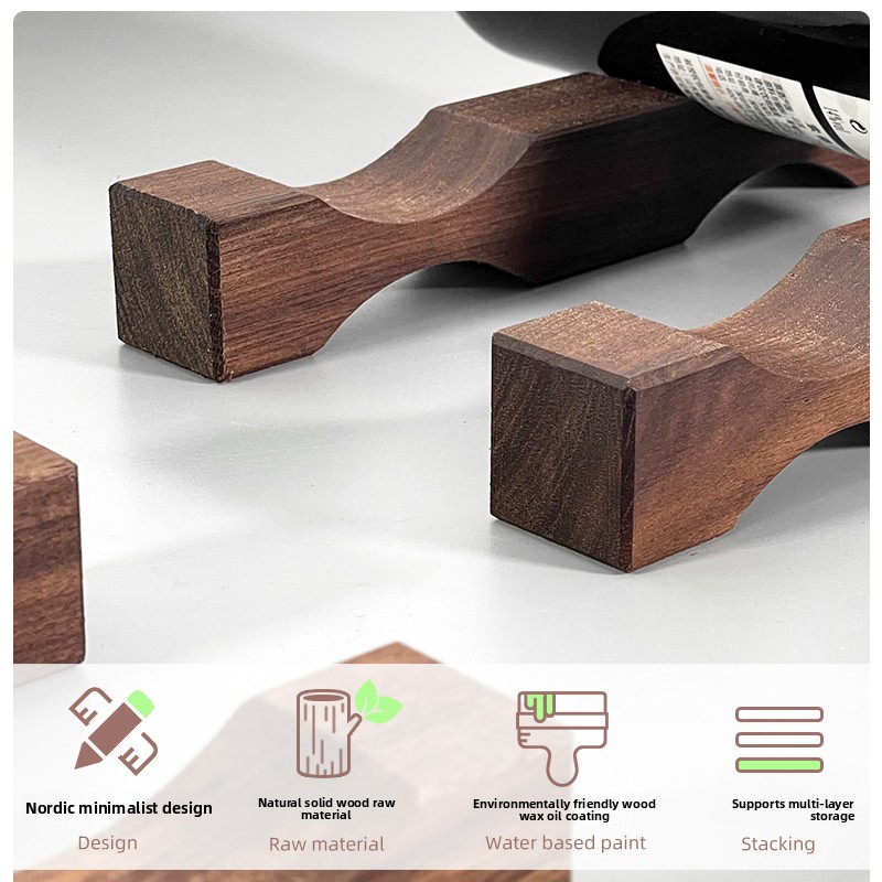 Portabottiglie in Legno Massel - Wine Beer Rack recensione e prezzo