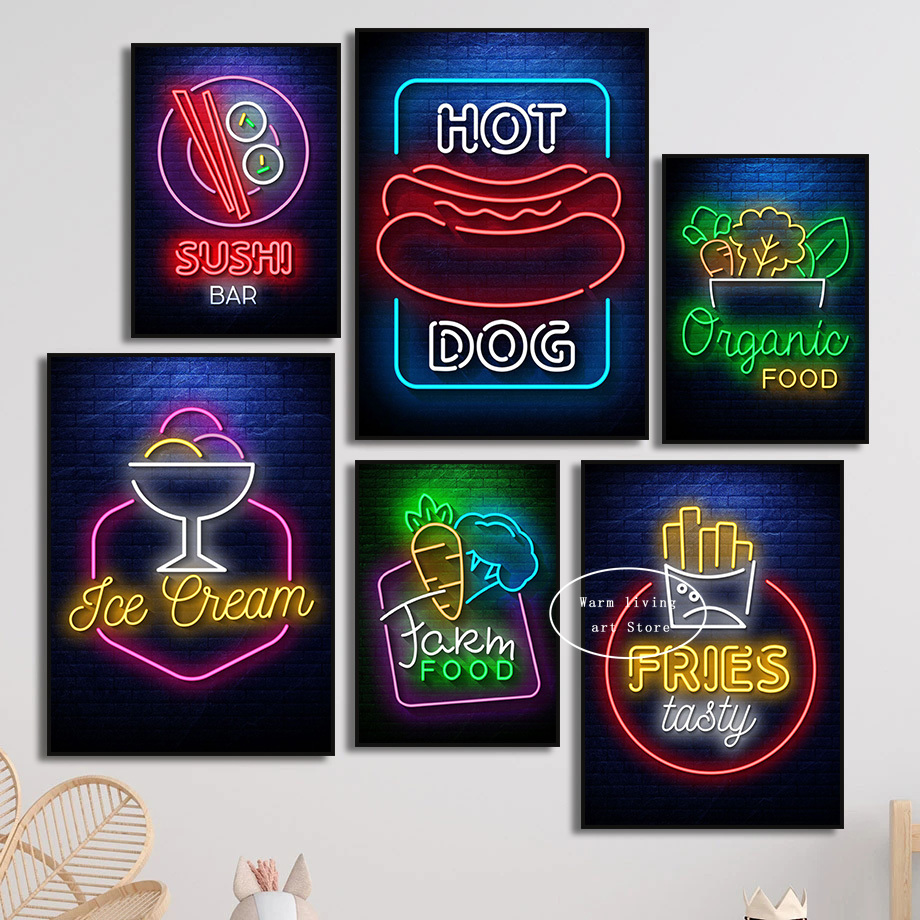 Neon Food Ramen Sushi Pizza Be - Wine Beer Pizza recensione e prezzo