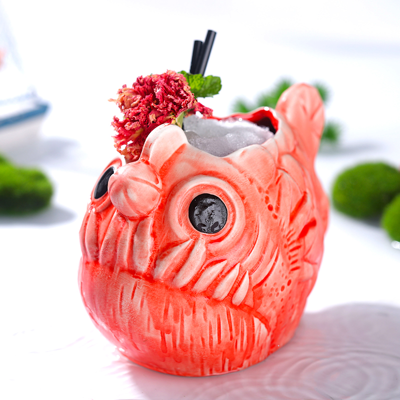 Cute Lantern Fish Cocktail Gla - Wine Beer Glass recensione e prezzo